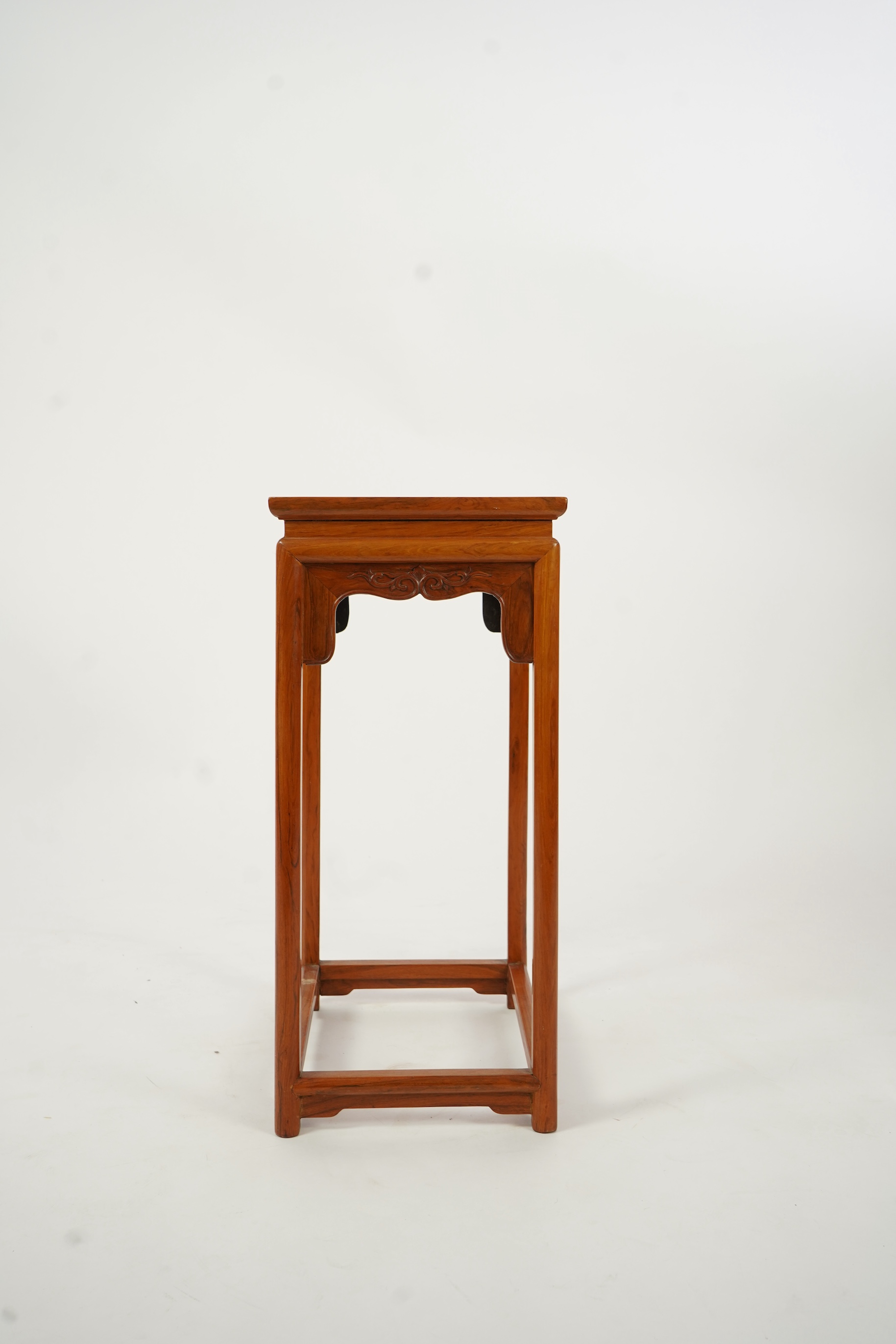 A Chinese huanghuali incense stand, 19th/20th century